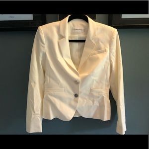 Calvin Klein cream blazer